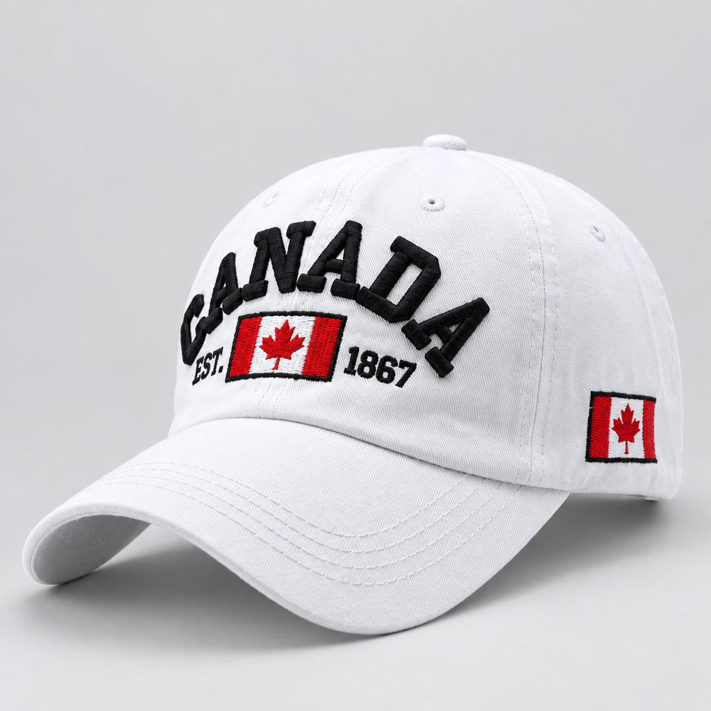 Canada 1867 Embroidered Baseball Cap – Adjustable