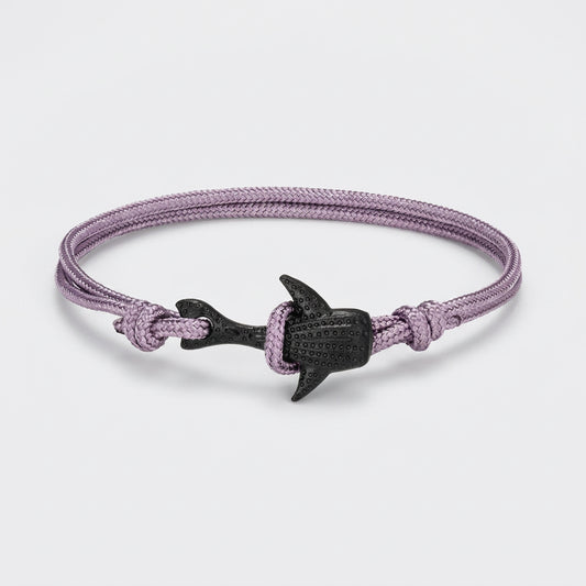 Ocean Lover Bracelet Black Whale Multilayer Rope deideas