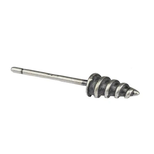 Gothic Screw Stud Earrings 925 Sterling Silver Retro Punk Jewelry, Perfect for You deideas