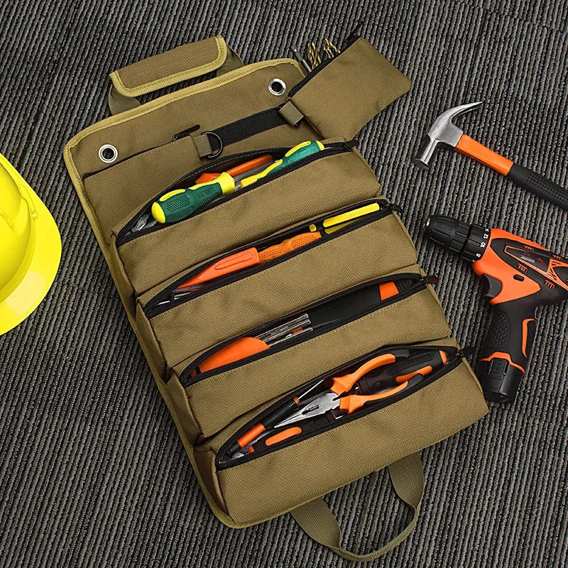 High Quality Professional Multi Pocket Hardware Tool Bag Portable Small Tool Organizer Bag deideas