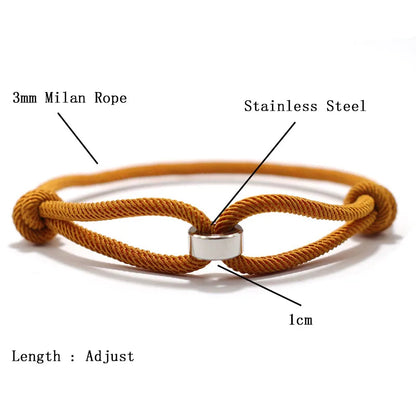Adjustable Cord Bracelet – 3 mm, 9 Color Options