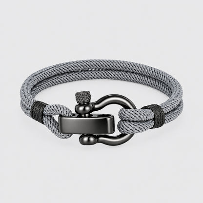 Outdoor Rescue Bracelet Durable Rope & Steel Shackle Buckle deideas