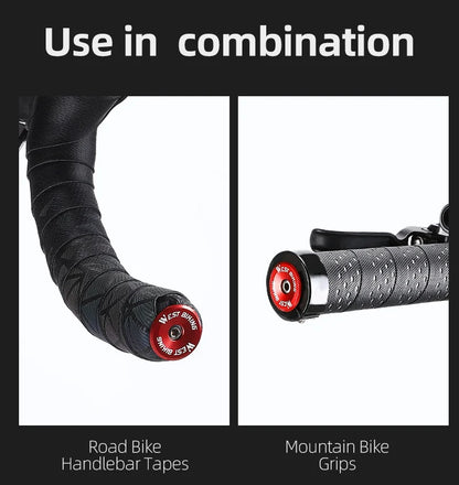 Aluminum Alloy Handlebar Bar End Plugs 6061, Mechanical Expansion