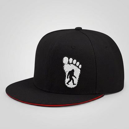 Bigfoot Footprint Flat-Brim Cap – Essence, 5 Trim Colors