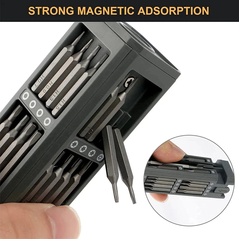 Torx Hex Phillips Precision Screwdriver Set Magnetic Screwdriver deideas