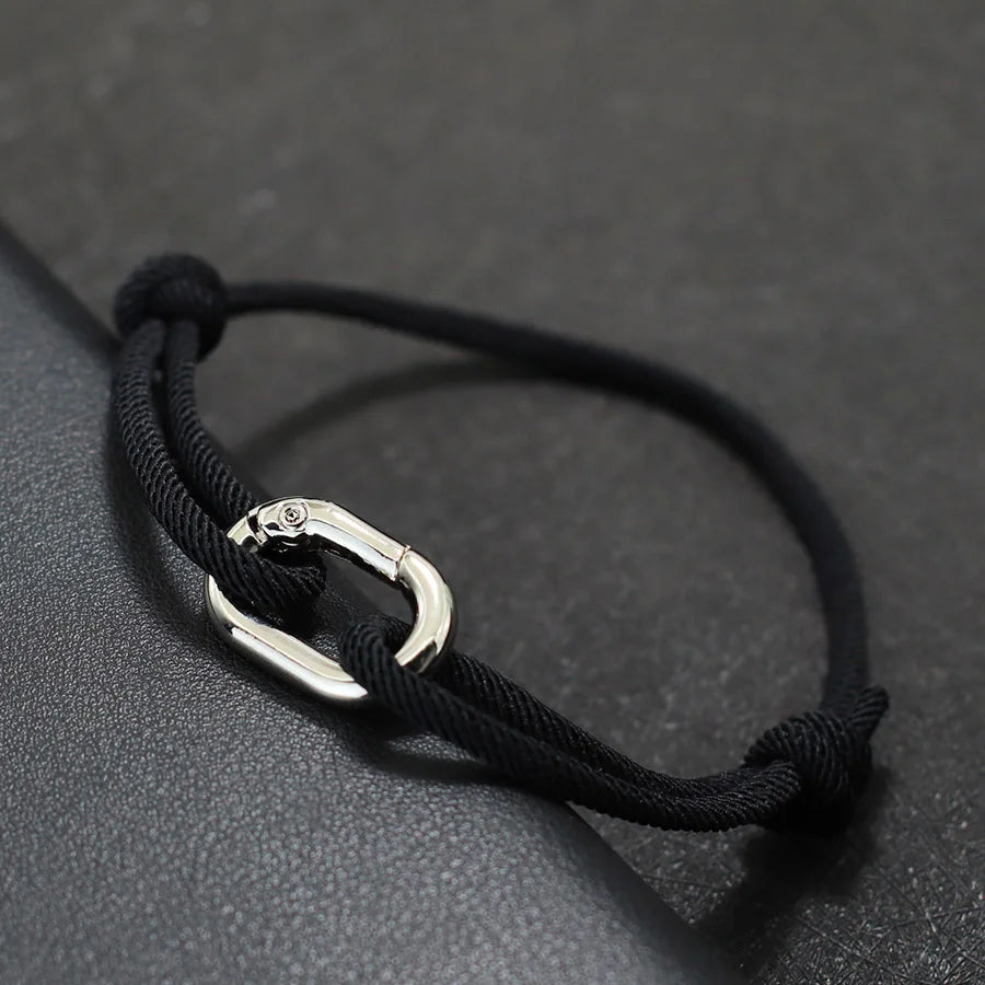 Minimalist Men Rope Bracelet Handmade Sliding Adjustable 3mm Thin String Braslet LGBT Braclet Leisure Accessories Camping Joias deideas