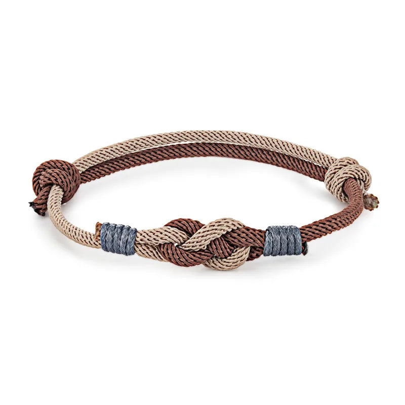 Knot Rope Bracelet – Adjustable, 13 Colors