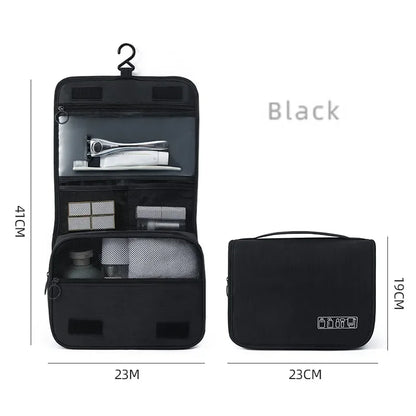 Hanging Toiletry Bag – Fold-Out Organizer, 3 Colors