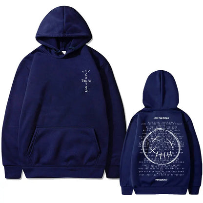 Face Graphic Pullover Hoodie – 12 Colors