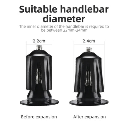 Aluminum Alloy Handlebar Bar End Plugs 6061, Mechanical Expansion