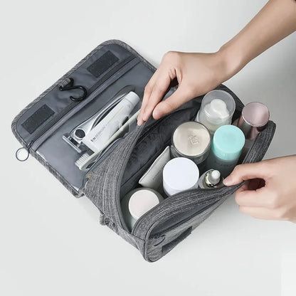 Hanging Toiletry Bag – Fold-Out Organizer, 3 Colors
