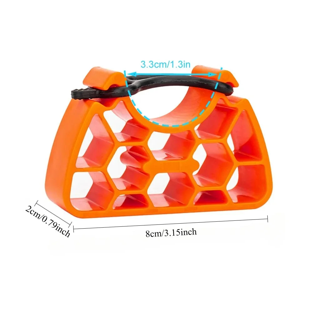 Bike Handlebar Support Blocks – Inverted Maintenance, Orange