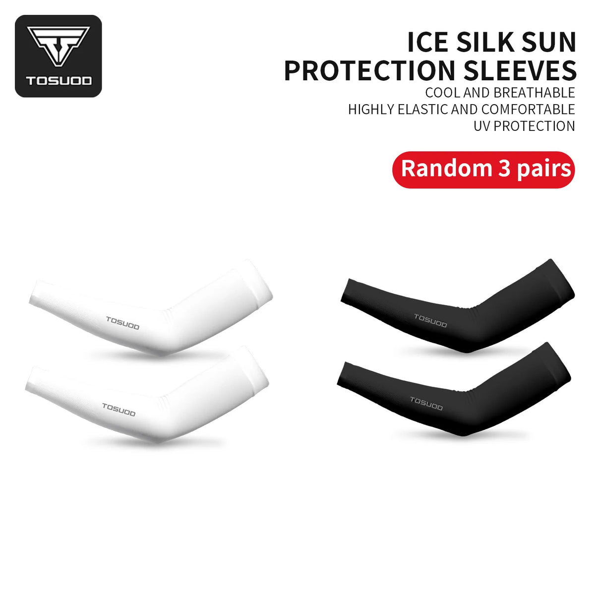 Ice Silk Arm Sleeves – UPF 50+ UV Protection, Cooling & Quick-Dry
