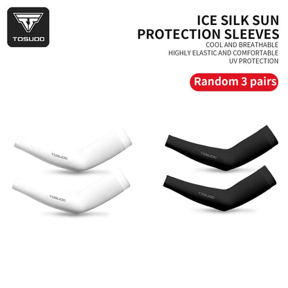Ice Silk Arm Sleeves – UPF 50+ UV Protection, Cooling & Quick-Dry