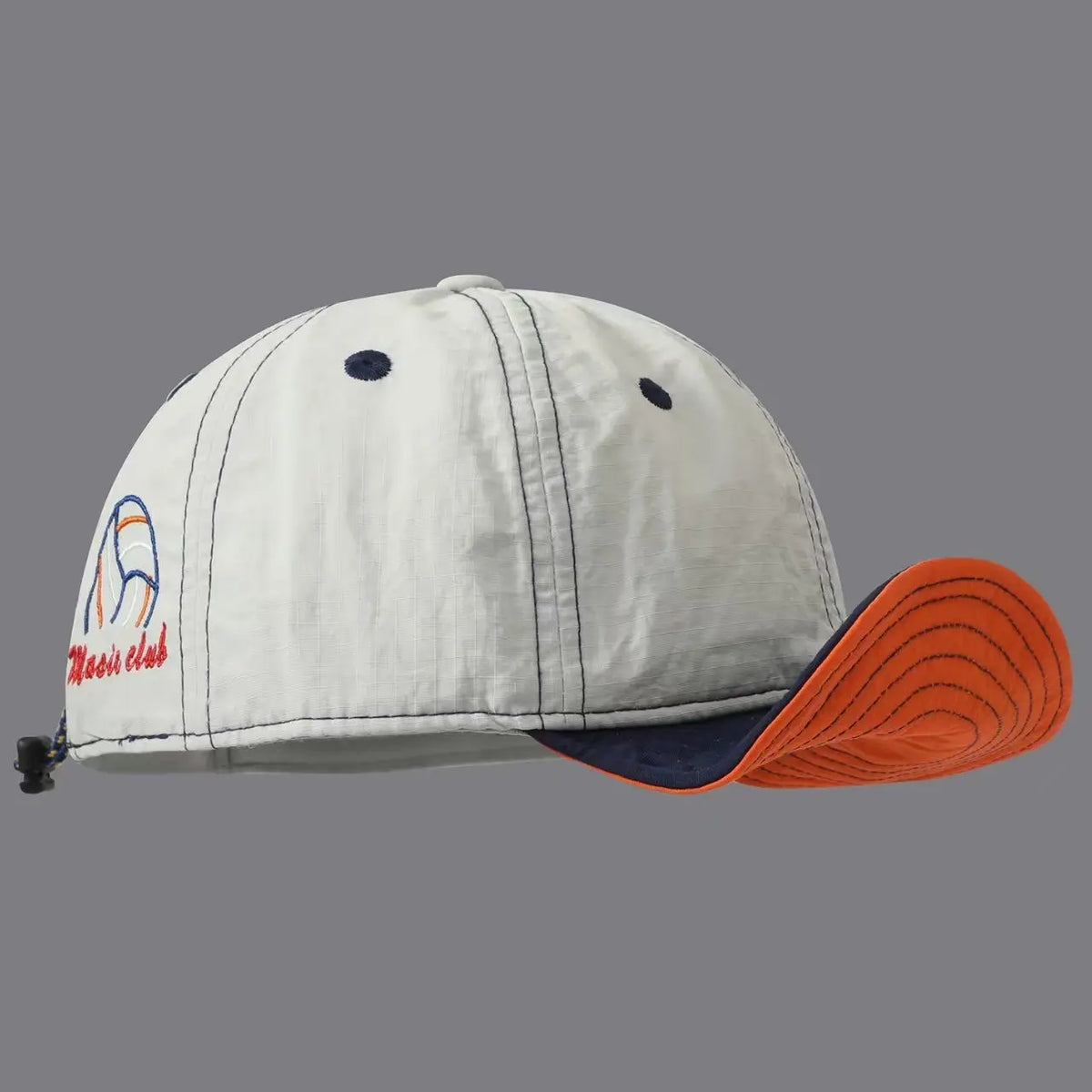 Cycling Cap – Colorblock Design, Adjustable, 4 Colors