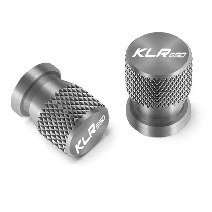 Aluminum Tire Valve Caps – Textured Finish, 2-Pack