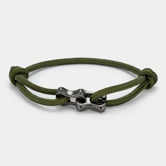 Chain Link Rope Bracelet – Adjustable, 10 Colors