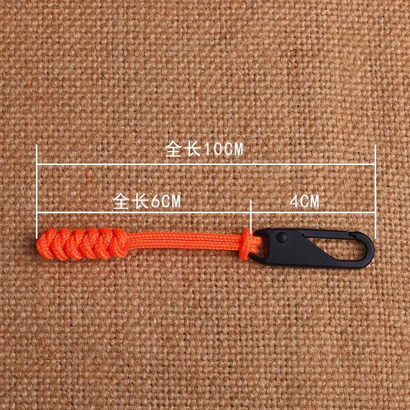 Handmade Snake Knot Paracord Zipper Pull  Durable Replacement & Bag Accessory deideas
