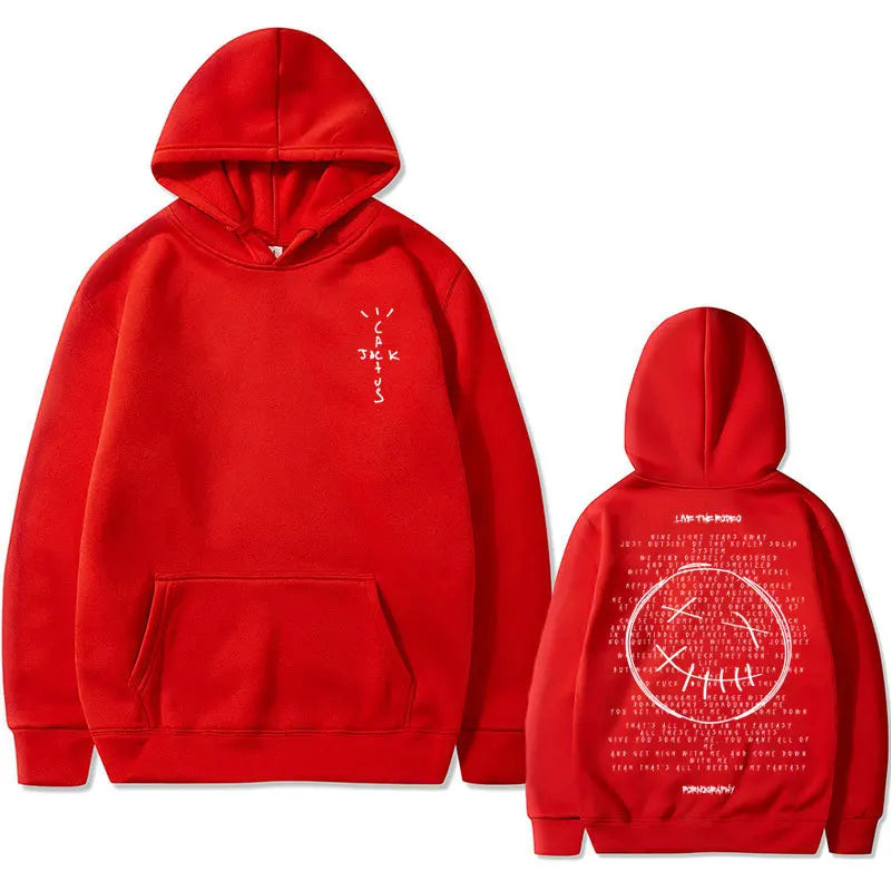 Face Graphic Pullover Hoodie – 12 Colors