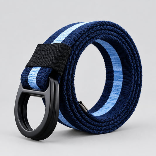 Canvas Belt – Adapt Double Buckle, Solid & Striped Styles