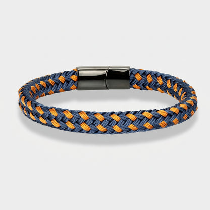 Braided Rope Bracelet – Captain’s Knot, 10 Colors, 19–23 cm