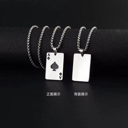 AceChain Lucky Ace Pendant Necklace for You deideas