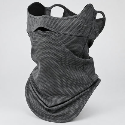 Multi-Way Neck Gaiter with Ear Loops for Outdoor Wear