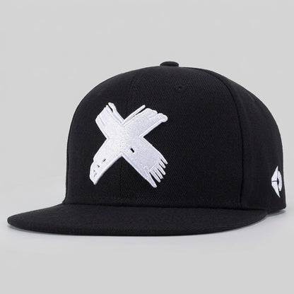 Hat Snapback Cap X Logo Casual Spring & Autumn Hip-Hop Style deideas