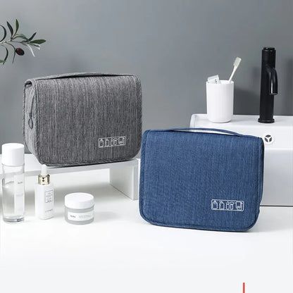Hanging Toiletry Bag – Fold-Out Organizer, 3 Colors