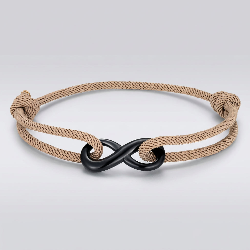 Infinity Rope Bracelet – Adjustable, 12 Color Options