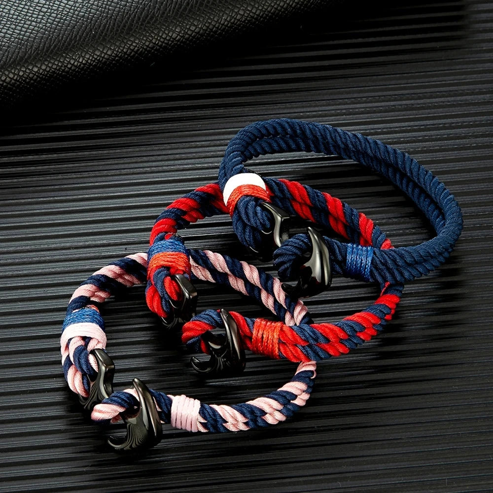 Twin Strand Anchor Bracelet  Waterproof & Sporty deideas