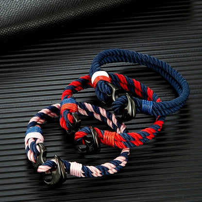 Twin Strand Anchor Bracelet  Waterproof & Sporty deideas