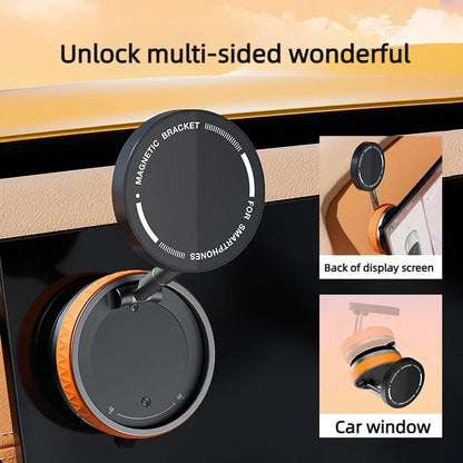 Foldable Magnetic Phone Holder – Suction Base, 3 Colors