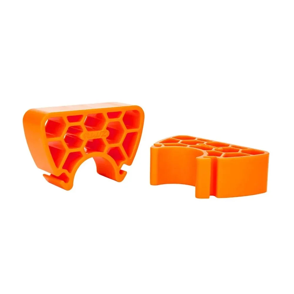Bike Handlebar Support Blocks – Inverted Maintenance, Orange