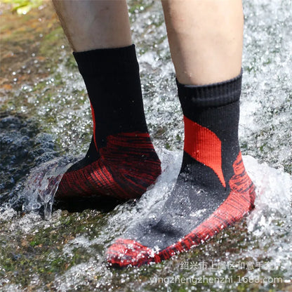 Outdoor Socks – Army Green, Sizes S–XL, EU 37–50