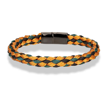 Braided Rope Bracelet – Captain’s Knot, 10 Colors, 19–23 cm