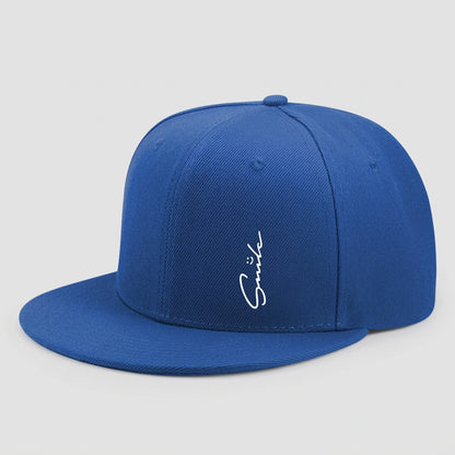 Smile Flat-Brim Cap – Bloom, 15 Colors