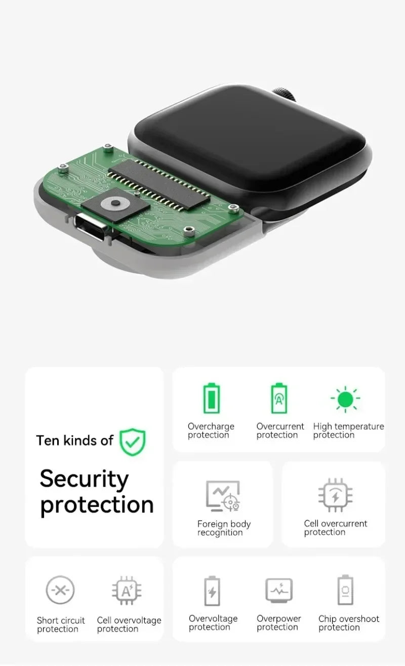 Charge — Chargeur sans fil portable + batterie externe pour Apple Watch
