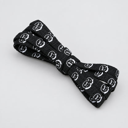 Bandana Graphic Flat Shoelaces – 8 mm, 70–200 cm