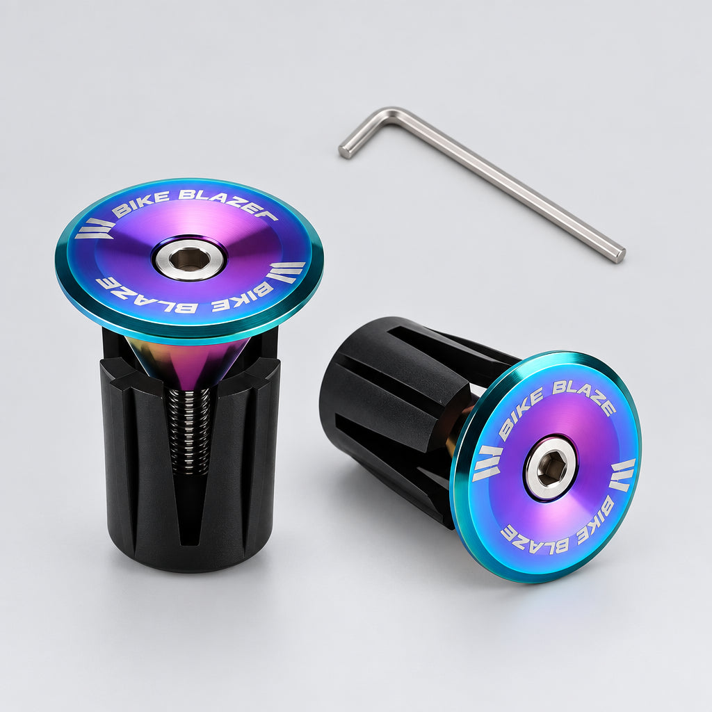 Aluminum Alloy Handlebar Bar End Plugs 6061, Mechanical Expansion