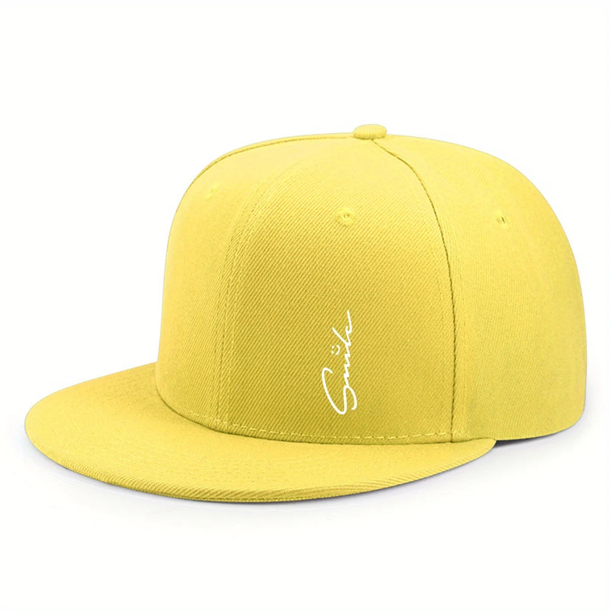 Smile Flat-Brim Cap – Bloom, 15 Colors