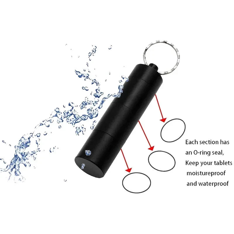 Portable Mini Pill Box  Waterproof and Sealed Organizer deideas