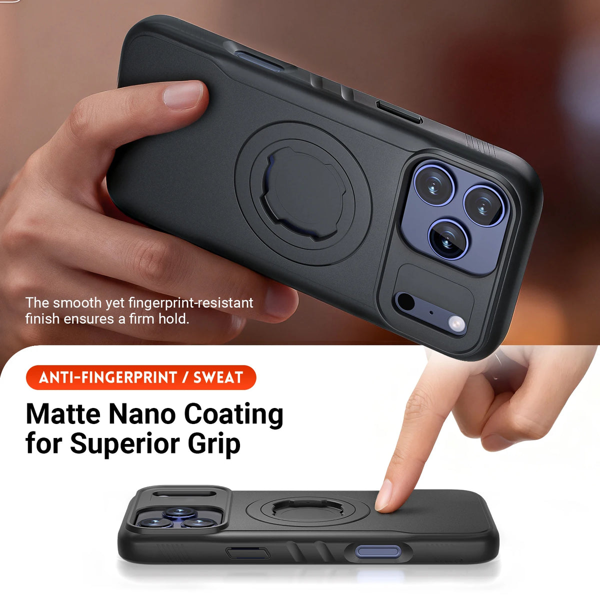 QD Magnetic iPhone Case – MagSafe Shockproof, Bike & Car Mount Compatible