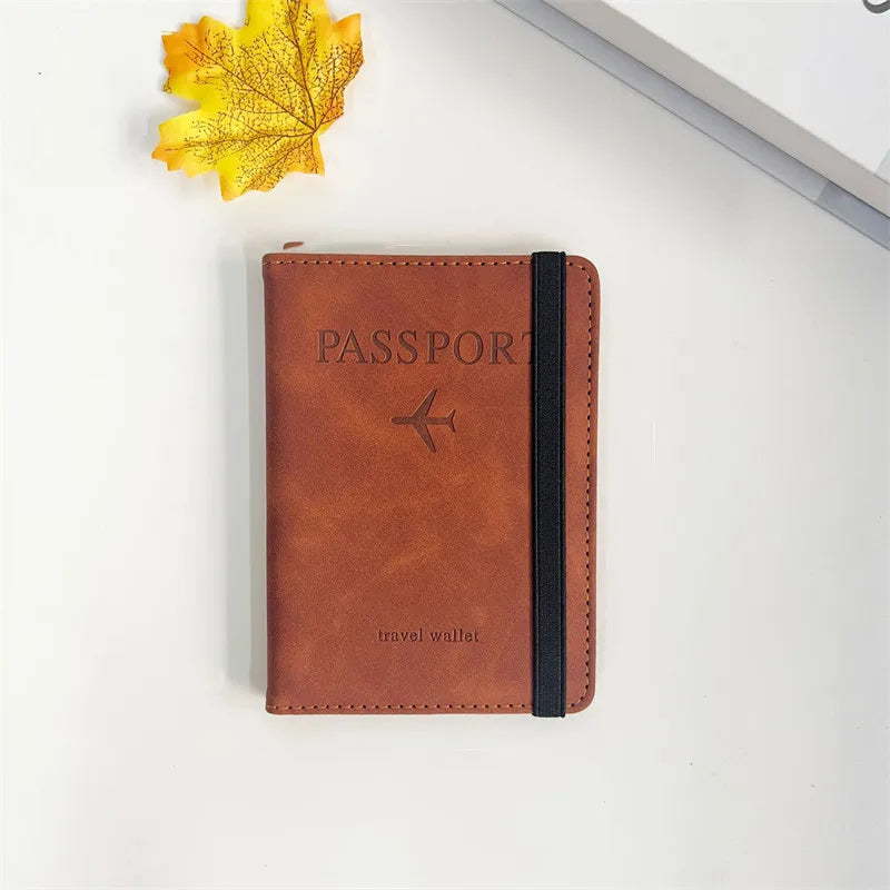 Passport Holder & Travel Wallet – PU Leather, 15 Options