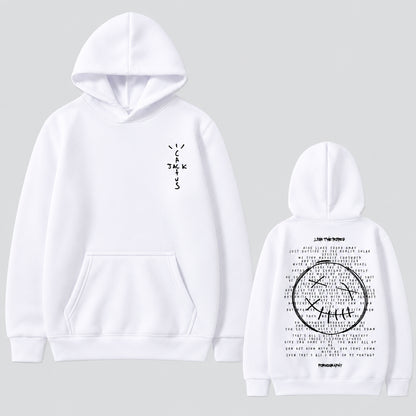 Face Graphic Pullover Hoodie – 12 Colors