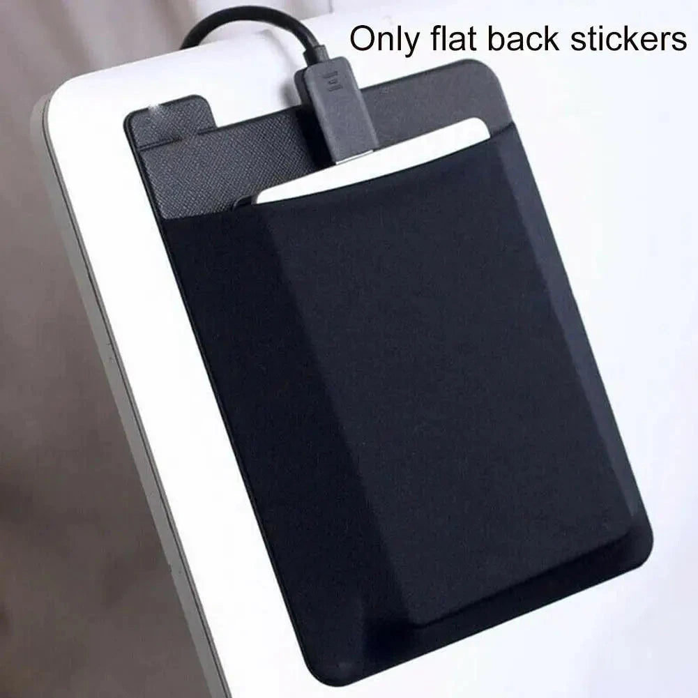 Adhesive Laptop Accessory Pouch  For Mouse, Drive, Pen & More deideas