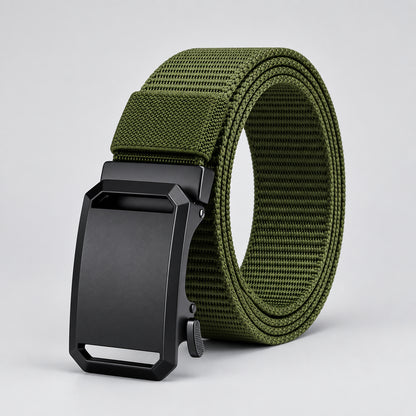 Canvas Tactical Belt Automatic Buckle