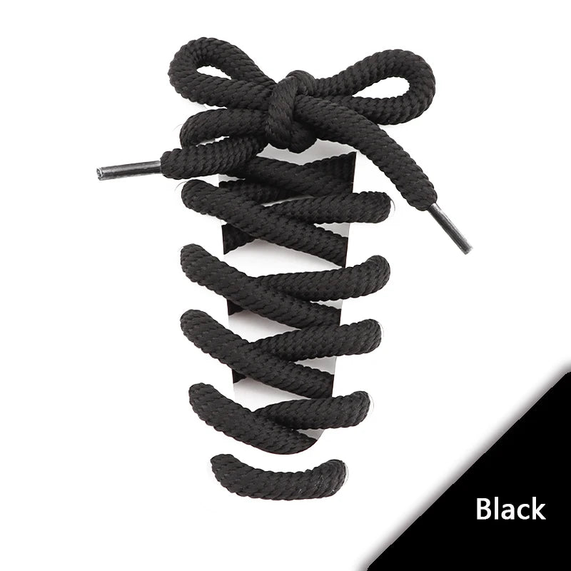 Round Rope Shoelaces – 18 Colors, 100–160 cm, One Pair