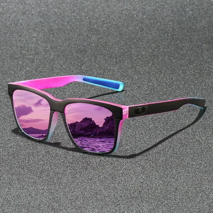Rectangular Sunglasses – Textured Temples, 6 Combinations