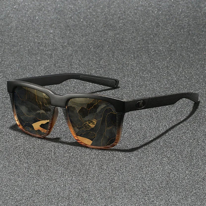 Rectangular Sunglasses – Textured Temples, 6 Combinations